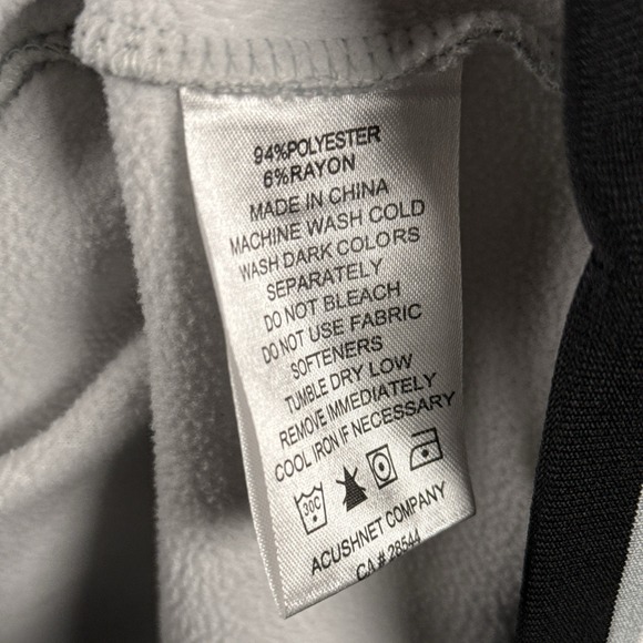 Footjoy FJ Hoodie Henley Pullover Athleisure Golf Mens Sz Medium Grey Soft Shirt - Picture 7 of 9